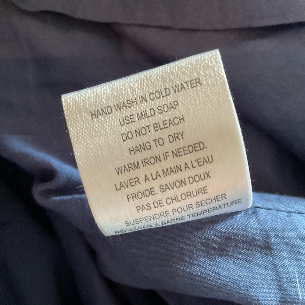 Blu No.9 Linen & Cotton Fully Lined Sleeveless Hooded Quarter-Zip Dress, Sz S/P - Picture 11 of 11